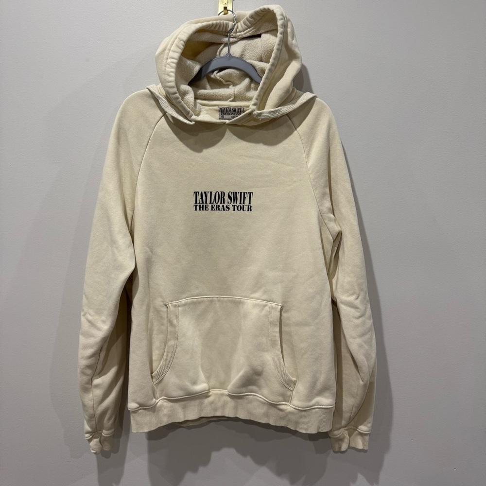 Taylor Swift The Eras Tour Size Medium Hoodie Cream‎